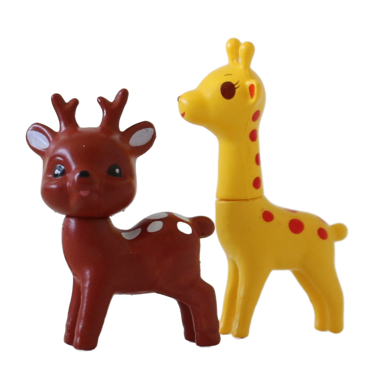 Giraffes and Deer