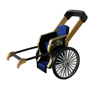 Japanese Rickshaw Miniature Toy – Traditional Jinrikisha Collectible