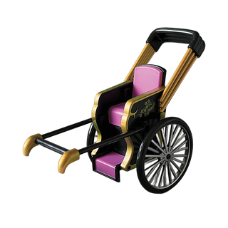 Japanese Rickshaw Miniature Toy – Traditional Jinrikisha Collectible